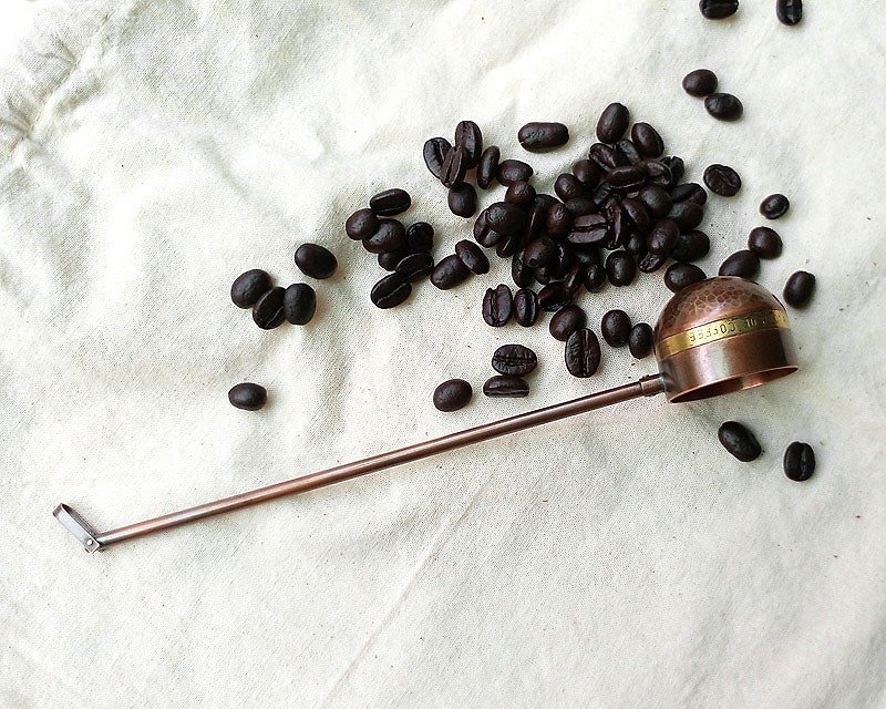 舀一勺清晨香-1號   銅  5g咖啡量匙  /Ag No. 030 - 咖啡壺/咖啡器具 - 銅/黃銅 咖啡色