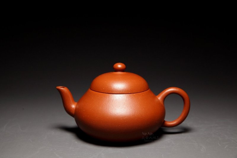 【梨形】 胖老闆 龍山堂 傳統手工  黃龍山老朱泥 120cc - 茶壺/茶杯/茶具 - 陶 咖啡色