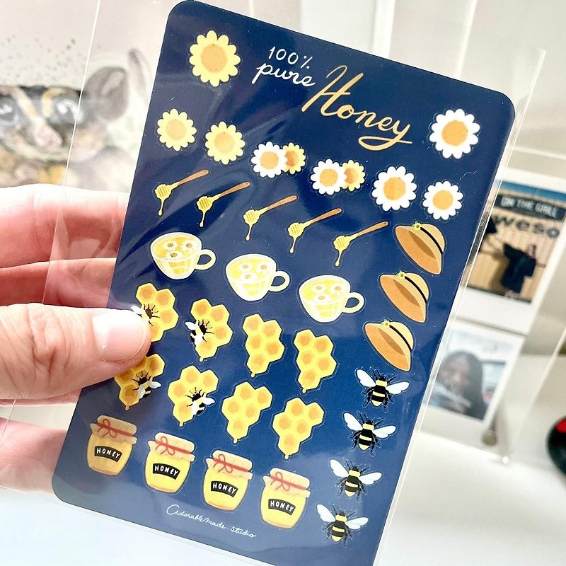 Planner Sticker : 100% Pure Honey - Stickers - Waterproof Material 