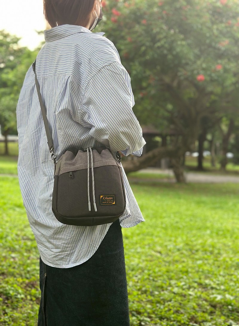 Beam Bag | Gender Friendly Textured Gray - Messenger Bags & Sling Bags - Nylon 