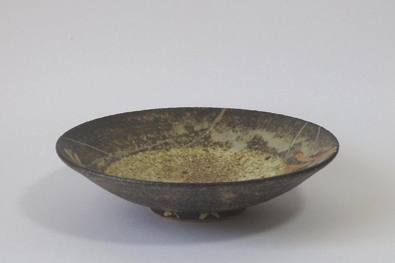 Bowl potatoes (gold and silver color red pictures) - Bowls - Pottery 
