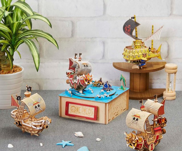 One Piece Thousand Sunny Ship Ki-Gu-Mi Wooden Puzzle – OMG Japan