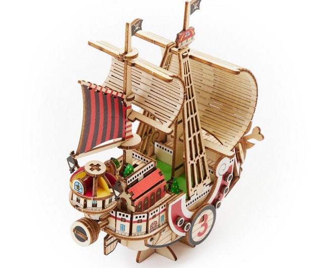 One Piece Thousand Sunny Ship Ki-Gu-Mi Wooden Puzzle – OMG Japan