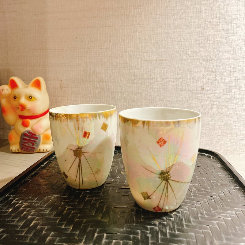 台灣早期奇龍珍珠釉茶杯 - 杯子 - 陶 
