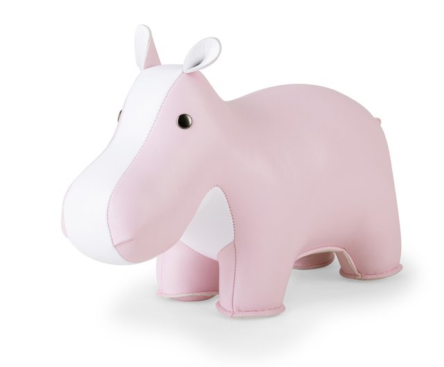 ピンクのカバのブックエンド ヒッポピンク(2/Set) ブックエンド - ブックエンドの通販