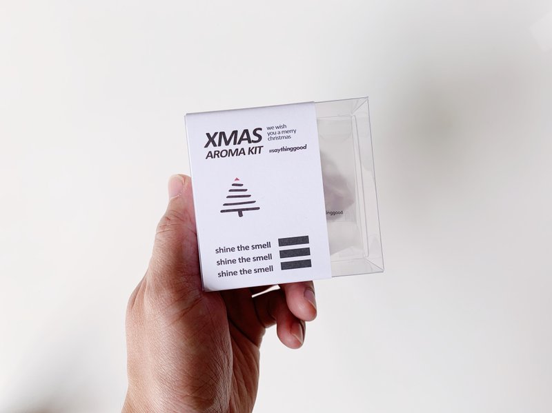 聖誕香氛  Xmas水晶礦石擴香組 聖誕交換禮物 - 香氛/精油/擴香 - 水晶 白色