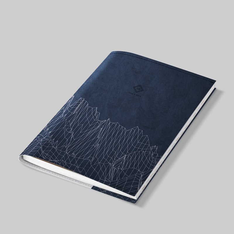 Take a Note 2019 REGULAR aging log book clothing discount group - Notebooks & Journals - Paper Blue