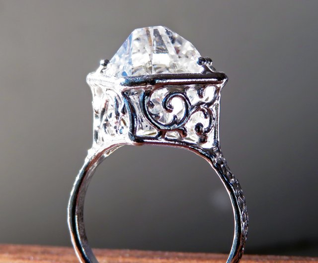 ハーキマーダイヤモンド リング 指輪 ハーキマーダイヤモンド リング / Herkimer Diamond Ring