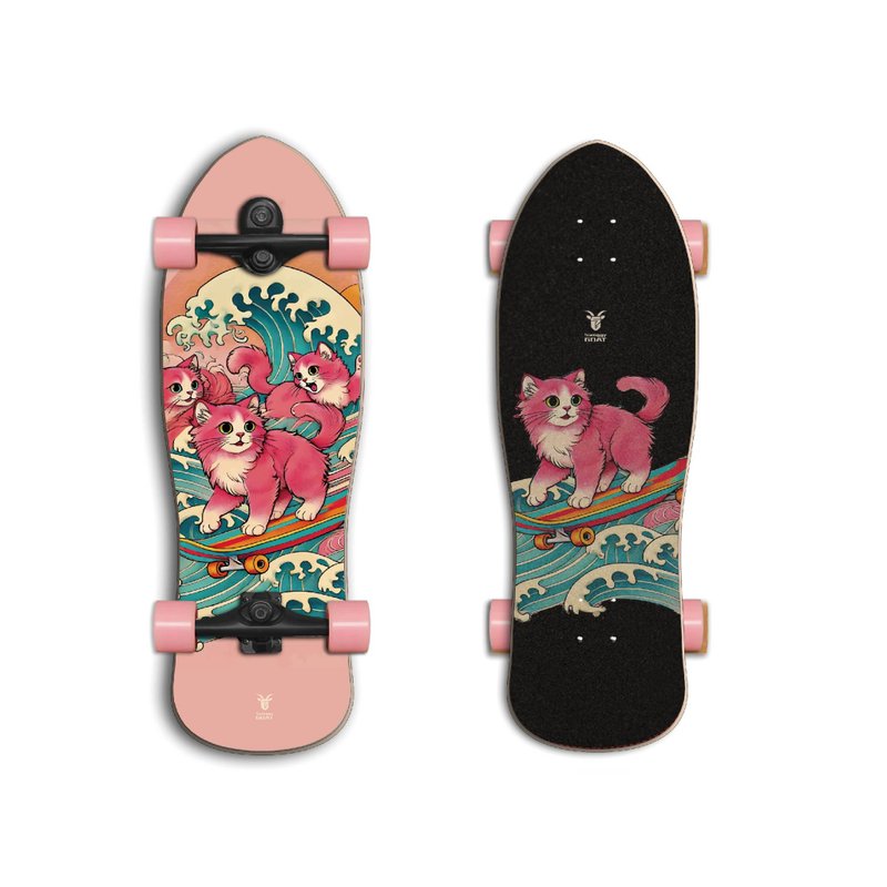 新品-臺灣SwaggyGOAT衝浪板滑板彈簧路衝板專業初學練習免蹬地 - 運動/健身器材 - 其他材質 