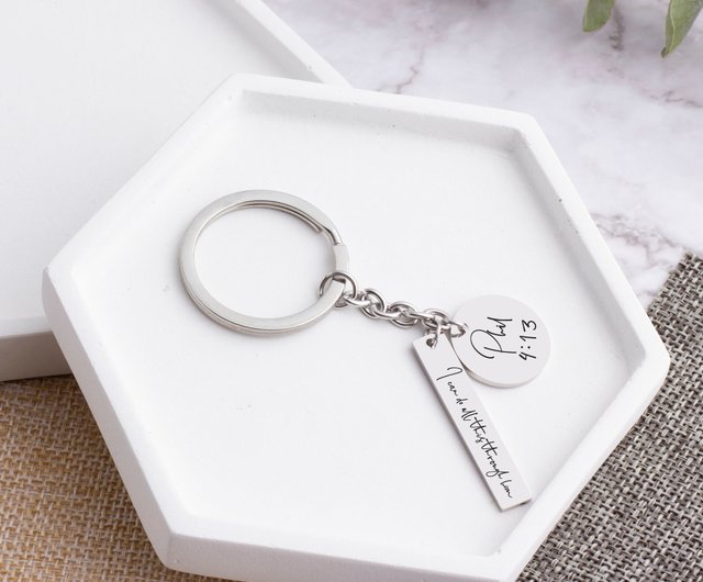 Custom Keychain Wedding Gift Handmade Keychain with Letter Mark Letter Key  Chain - Shop marygracedesign Keychains - Pinkoi