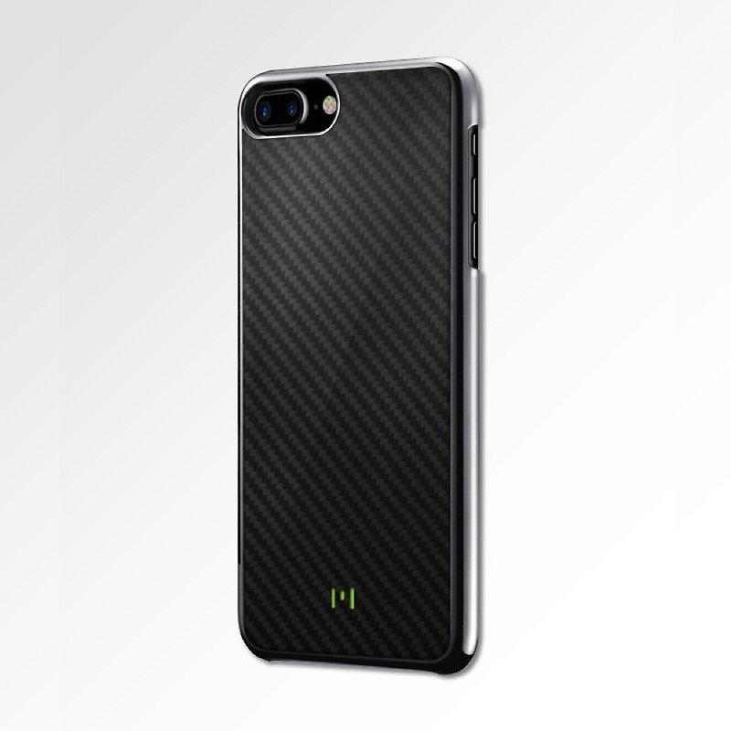KHROME 鍍鉻款防彈纖維保護殼 iPhone 8 / 8 Plus (午夜黑) - 手機殼/手機套 - 其他材質 黑色