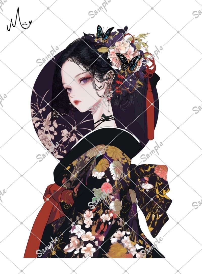 オリジナル人物ステッカー - 貼紙 - 紙 