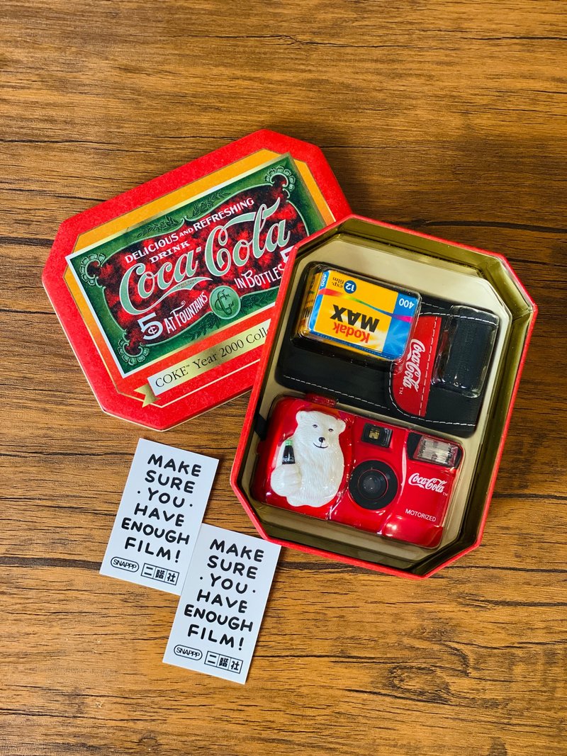 [Toy Camera] Coke Tin Box Film Camera Set - กล้อง - พลาสติก สีแดง