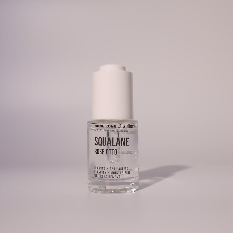 Rose Otto Squalane Oil Serum - Essences & Ampoules - Essential Oils Transparent