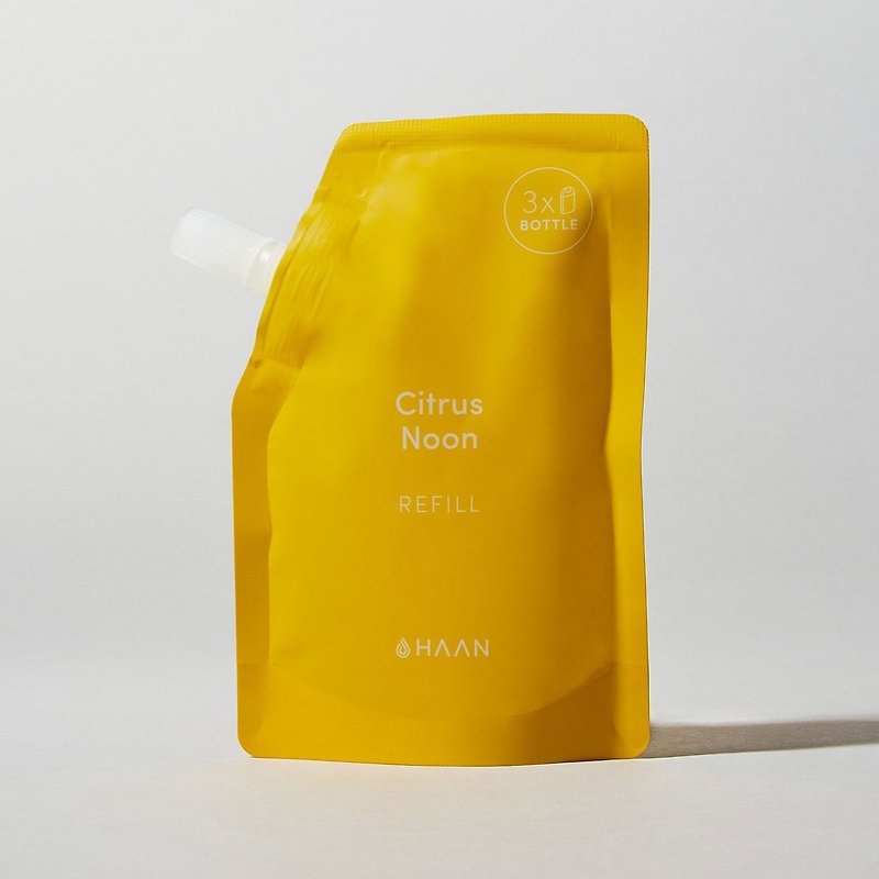 HAAN POCKET專用補充包-午後柑橘//果香調 - 洗手液/搓手液 - 環保材質 黃色