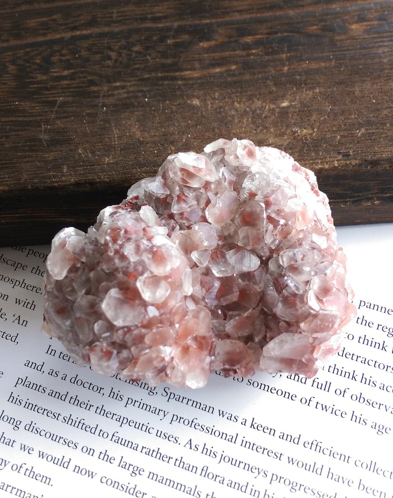 Calcite 湖北產地 紅方解石 奔馳方解石 二次結晶 天然礦石 原礦 - 擺飾/家飾品 - 其他材質 