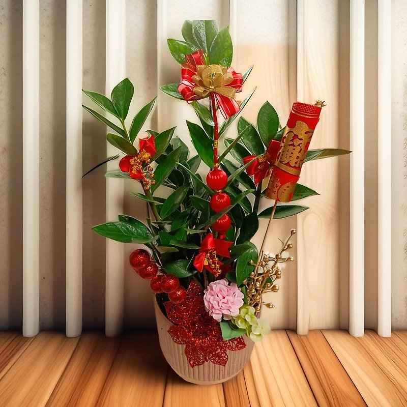 Attracting Wealth and Precious Money Tree Opening New Home Gift Feng Shui Decoration - Plants - Pottery 