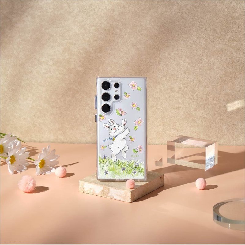 Suzy's Zoo Lulla的花香輕舞防摔透明SAMSUNG手機殼 - 手機殼/手機套 - 塑膠 多色