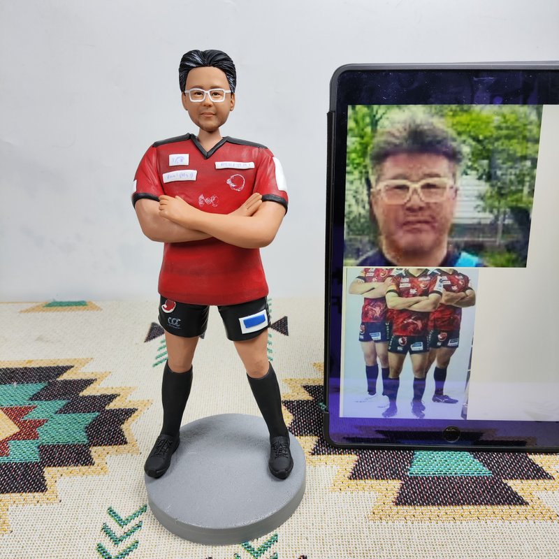 客制化人物公仔 人偶 3D人像畫 似顏繪 肖像 定制 生日 紀念 禮物 - 公仔/玩偶 - 黏土 多色