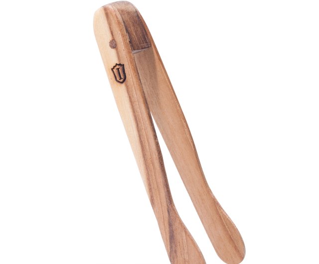 Teak Mini Tongs