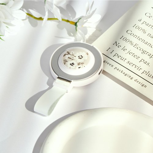 TOYSELECT wwiinngg蔓蔓小白花15W二合一磁吸支架無線充電器(手機+Watch)