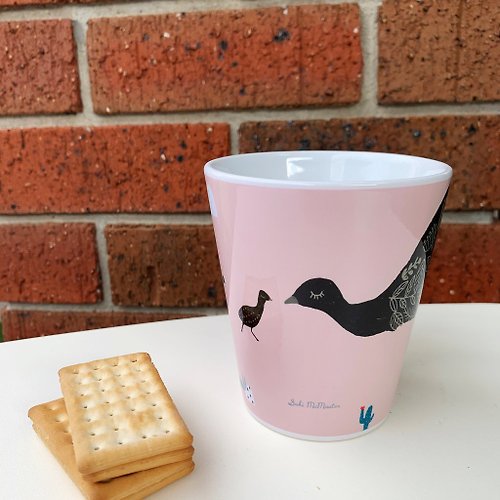 Suki McMaster NEW Latte Mug - Emu mum and baby