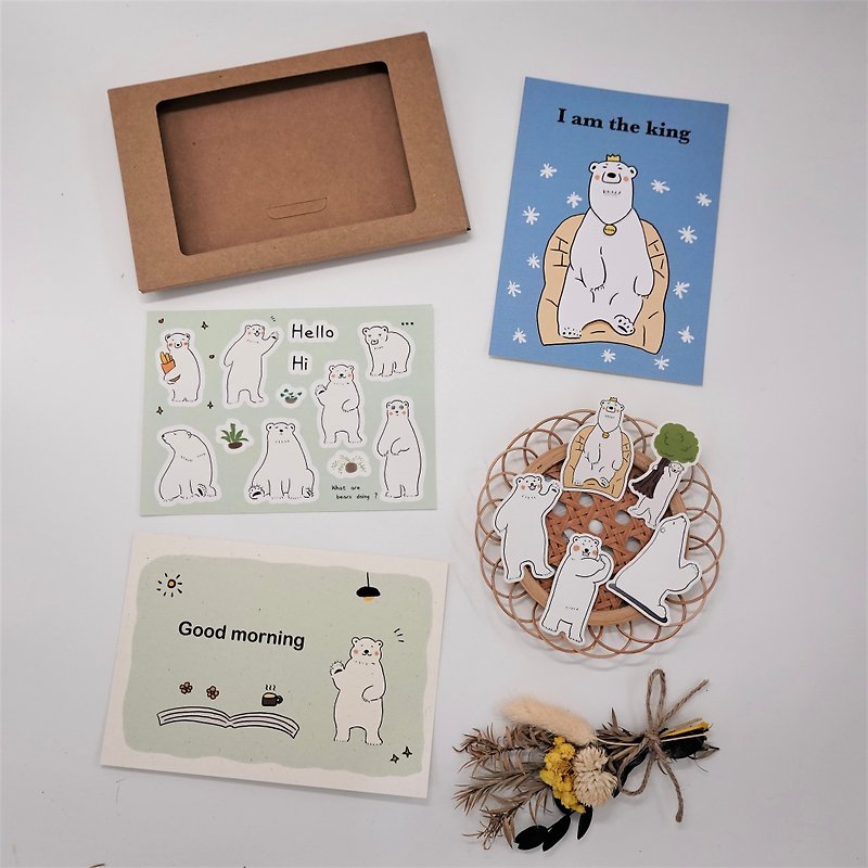 Bear Set – What are bears doing? - Cards & Postcards - Other Materials 