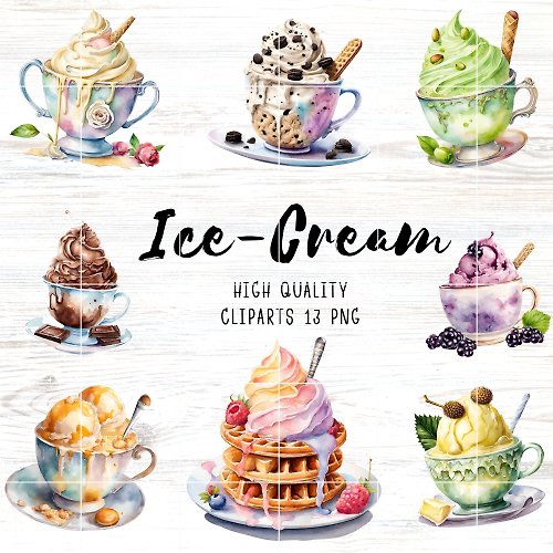 tkart1989 冰淇淋剪貼畫,冰淇淋捆綁,冰淇淋數字png,兒童剪貼畫,捆綁PNG,剪