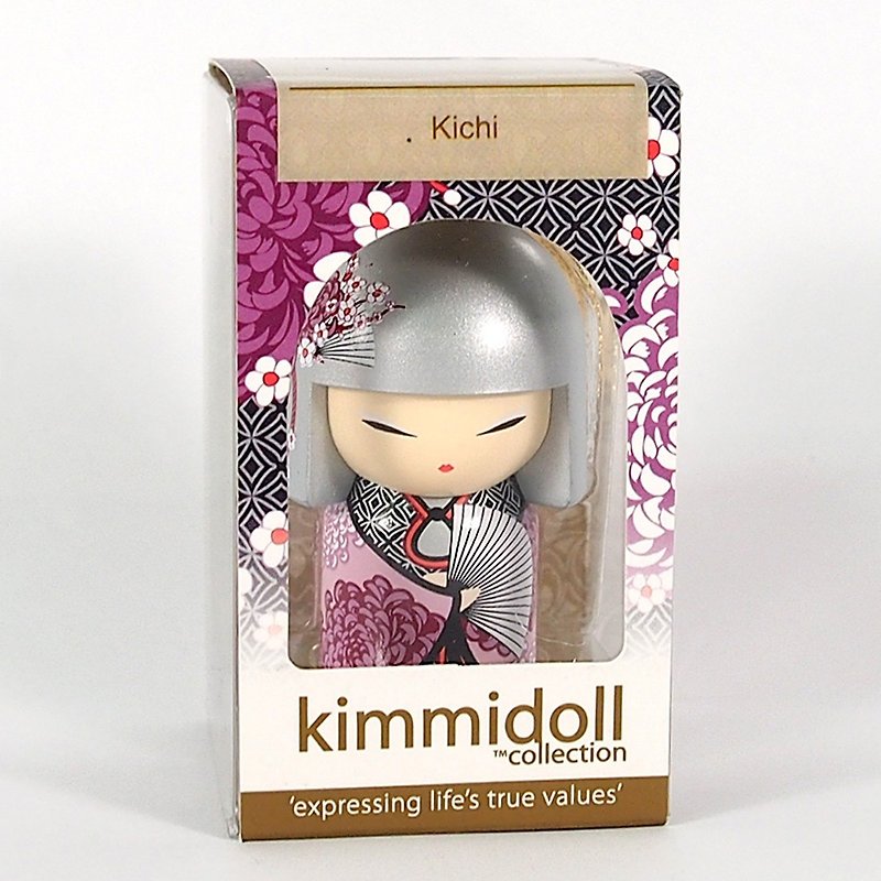 鑰匙圈-Kichi 福星高照【Kimmidoll 和福娃娃鑰匙圈】 - 鑰匙圈/鑰匙包 - 其他材質 粉紅色