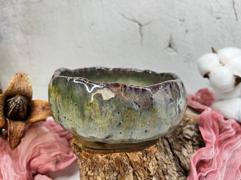 手作 手捏陶 柴燒茶碗 點心碗 茶杯 - 茶壺/茶杯/茶具 - 陶 