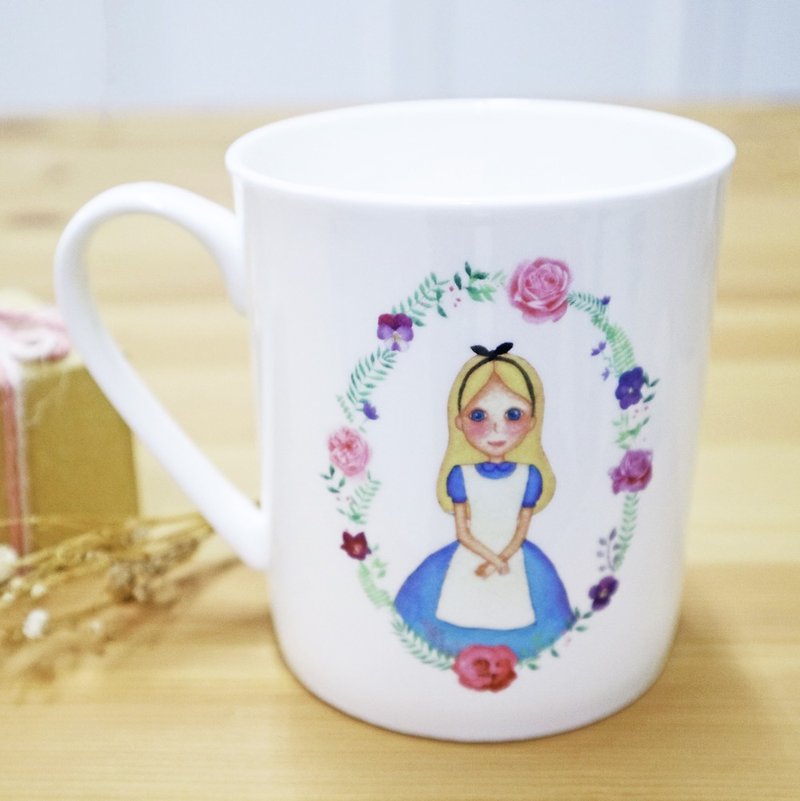 骨瓷馬克杯-愛麗絲 - 咖啡杯 - 瓷 