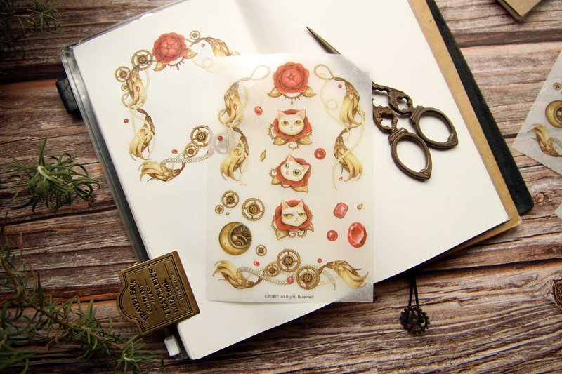 華奢-轉印貼紙 - 貼紙 - 塑膠 