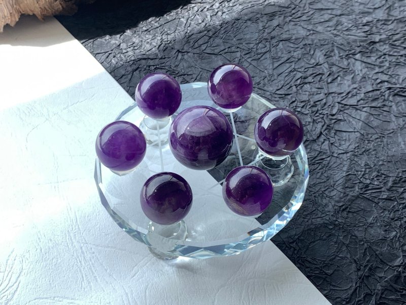 天然紫水晶七星陣 招貴人 開智慧 穩定心神 1 - 擺飾/家飾品 - 水晶 紫色