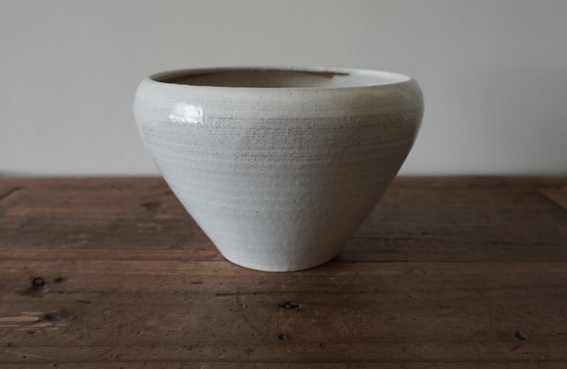 粉引建水 - 茶壺/茶杯/茶具 - 陶 白色