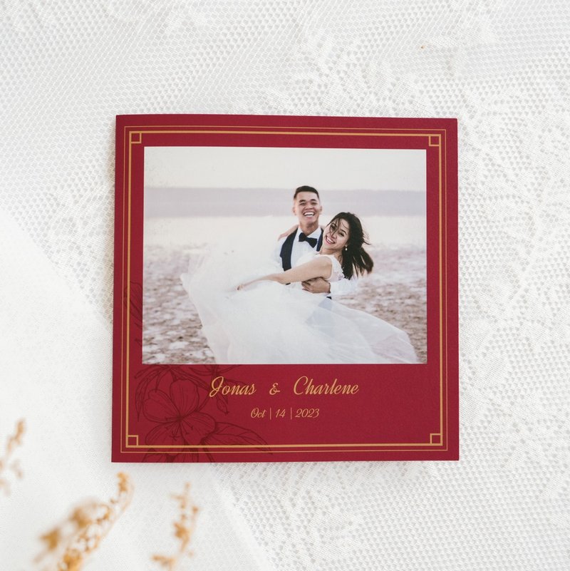 【TinTint 點點印】Wedding Invitations－14.4 x 14.4 cm - Wedding Invitations - Paper Multicolor