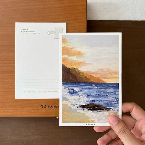 littlecloudinthesky Postcard - Little Seascape