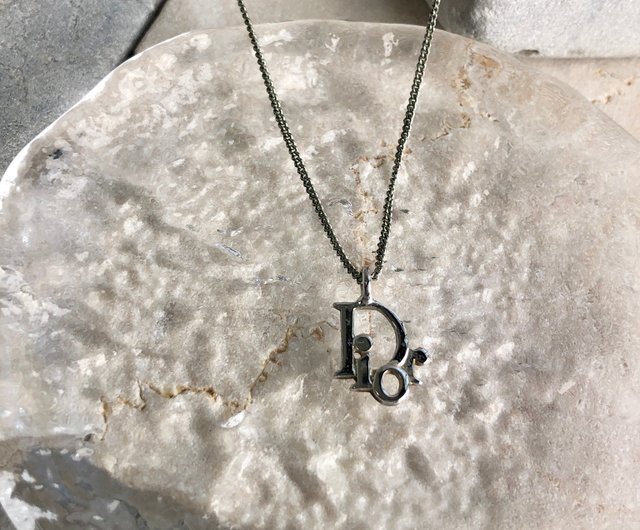 Dior シルバー ロゴ ネックレスヴィンテージ