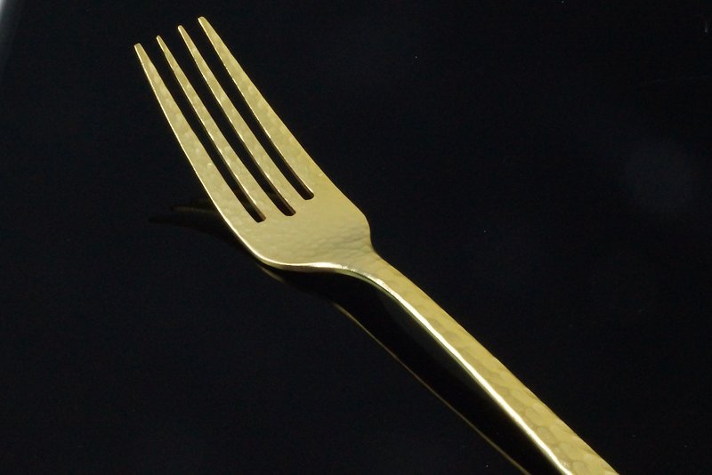 暮暮 WASABI GOLD餐叉 - 餐具/刀叉湯匙 - 其他金屬 金色
