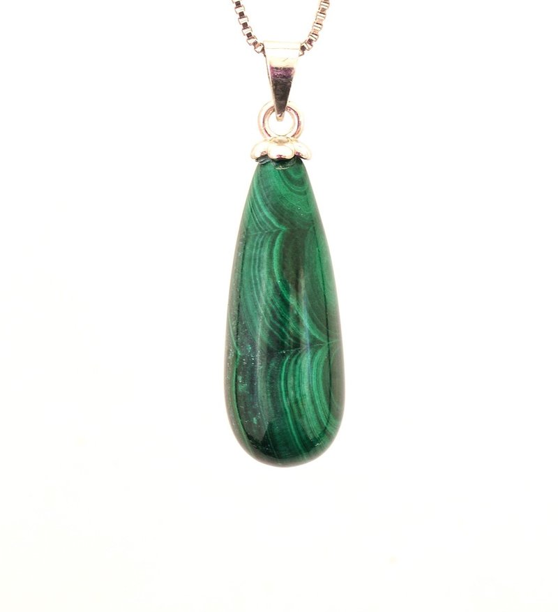 Malachite Necklace-1 - สร้อยคอ - หยก 