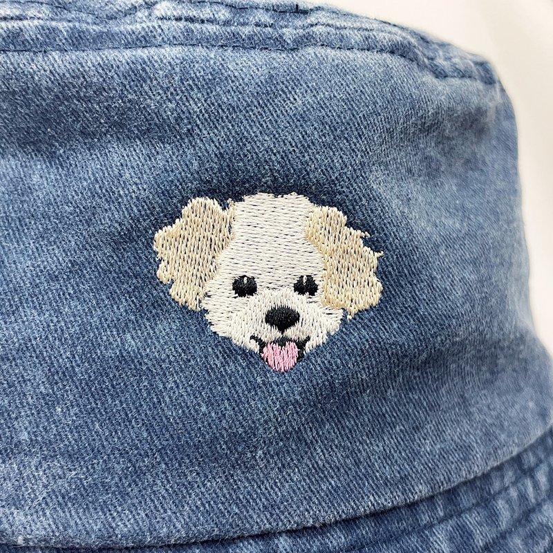 [Add-on purchase and customization] Customized pet Q version avatar embroidery [Additional purchase and customization]_ Furry child texture electric embroidery - Custom Pillows & Accessories - Thread Multicolor