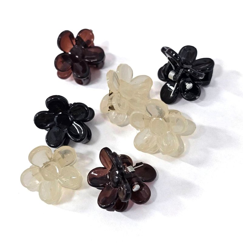 【腳上綁鞋帶襪】加購品_ 造型花朵髮夾 - 其他 - 棉．麻 多色