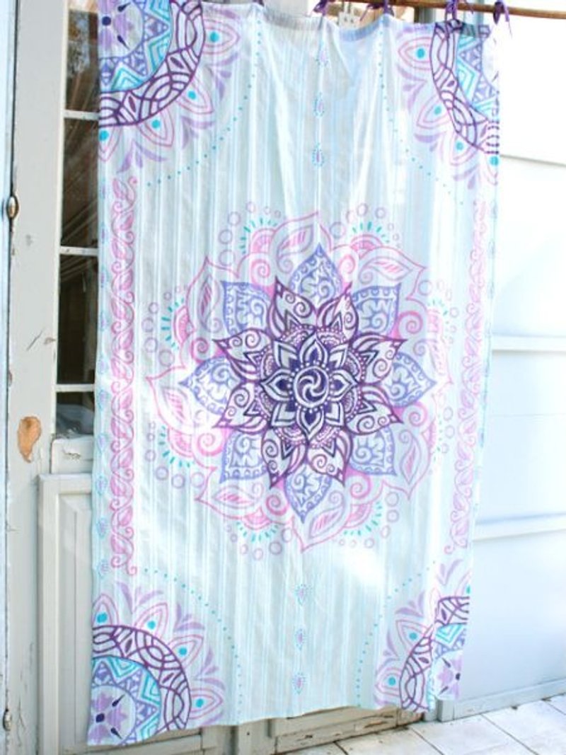 【Pre-order】 ✱ dream mandala curtain ✱ (three-color) - Items for Display - Cotton & Hemp Multicolor
