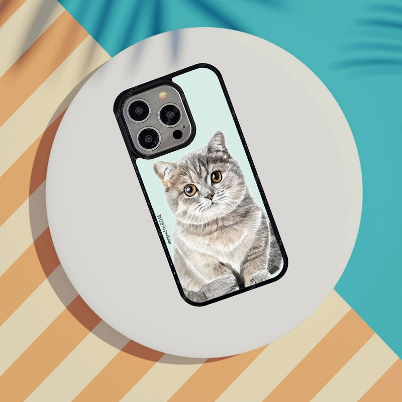 Original illustration | Cat iPhone case - Phone Cases - Plastic 