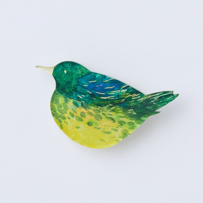 brooch - Brooches - Acrylic Green