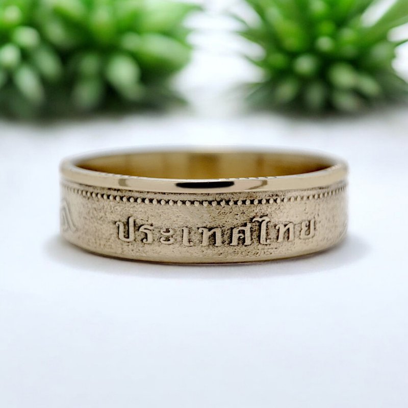 Male Thailand Ring, Thailand Coin Ring, Coin Ring Thailand, Thailand Man Ring - 戒指 - 其他金屬 