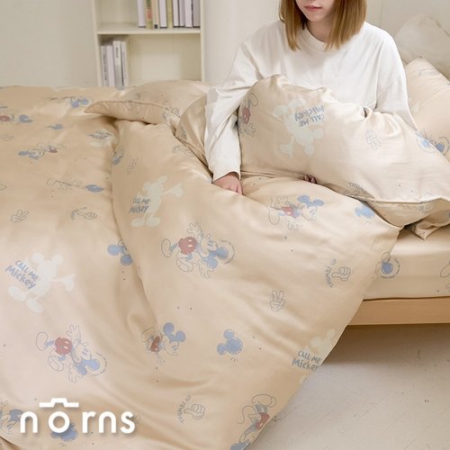 NORNS 米奇100%天絲寢具-迪士尼 床包枕套 薄被套 鋪棉兩用被套 棉被