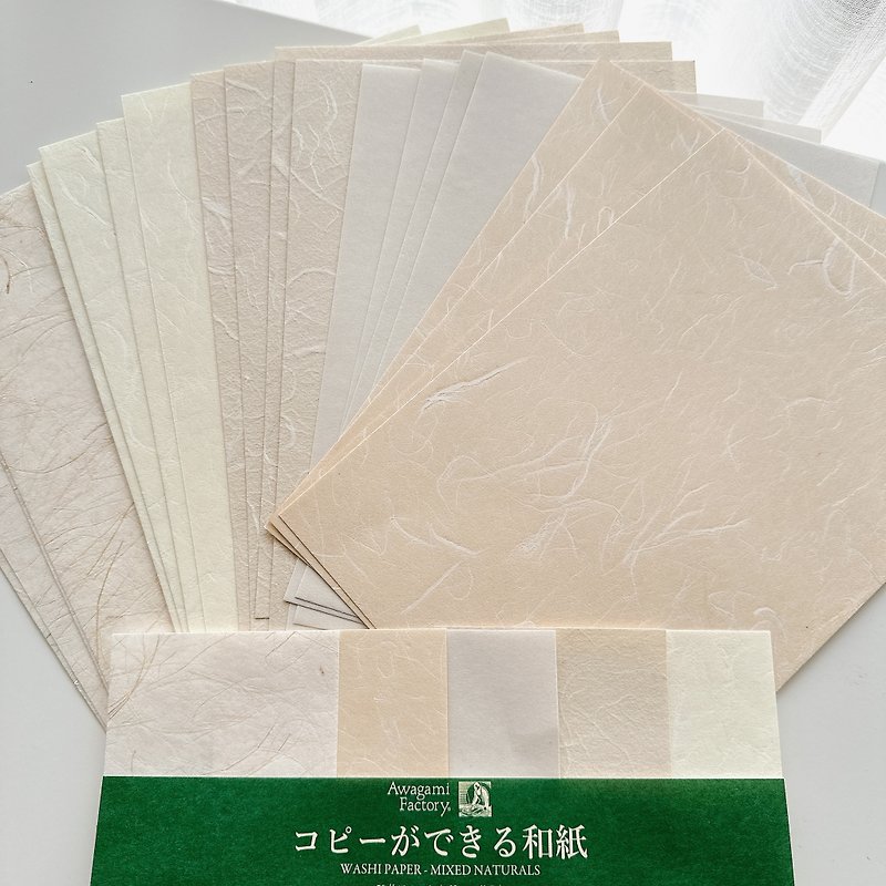 Awagami Factory Washi paper set - สมุดบันทึก/สมุดปฏิทิน - กระดาษ 