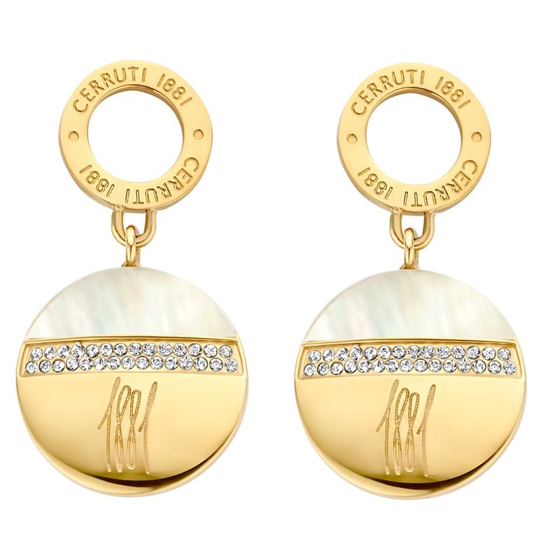 CERRUTI 1881 限量2折 經典FRAGANCIA耳環 全新專櫃展示品 - 耳環/耳夾/耳骨夾 - 其他金屬 