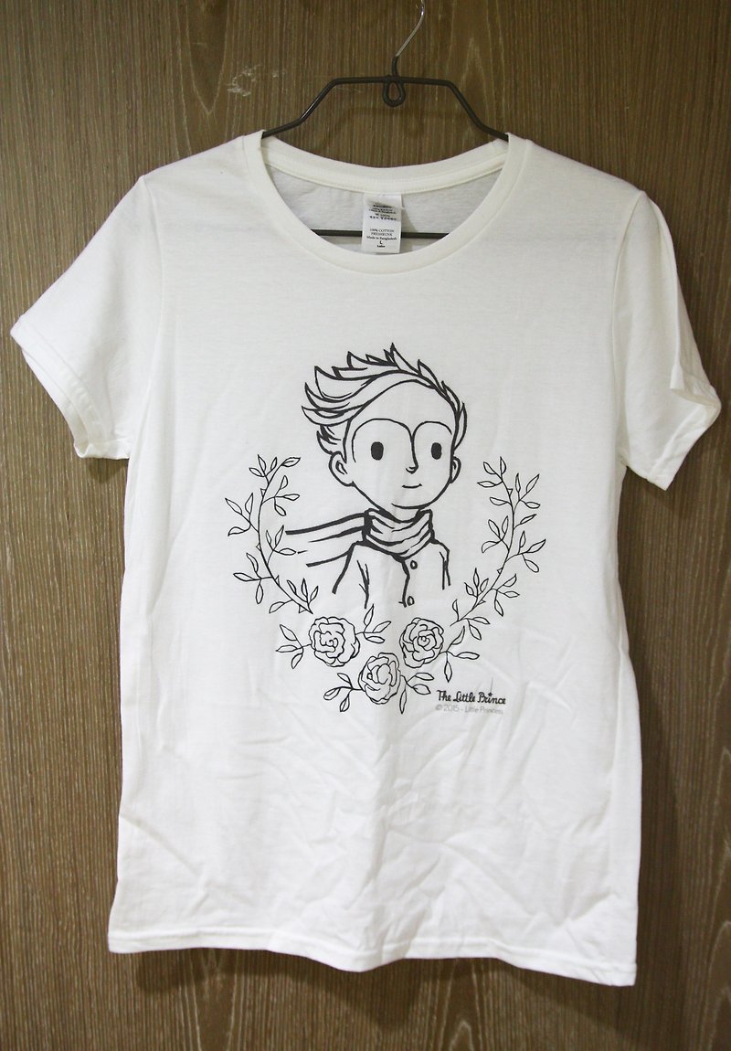 Little Prince Movie Edition License - T-shirt - อื่นๆ - ผ้าฝ้าย/ผ้าลินิน สีดำ