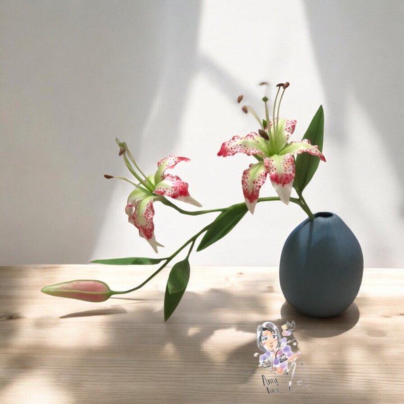 手作鹿子百合 - 擺飾/家飾品 - 黏土 
